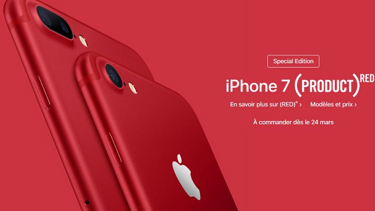 Apple lance un iPhone rouge et un nouvel iPad moins cher