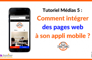 Tutoriel web - Création applis mobiles Teen-Code