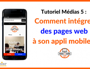 Tutoriel web - Création applis mobiles Teen-Code