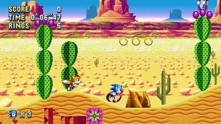 sonic mania screenshoot