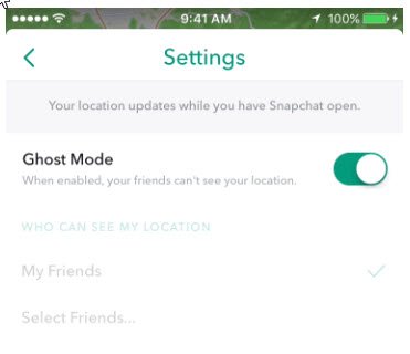 ghost mode snap map snapchat