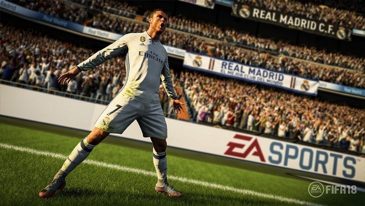 FIFA 18 se révèle avec Cristiano Ronaldo en super star