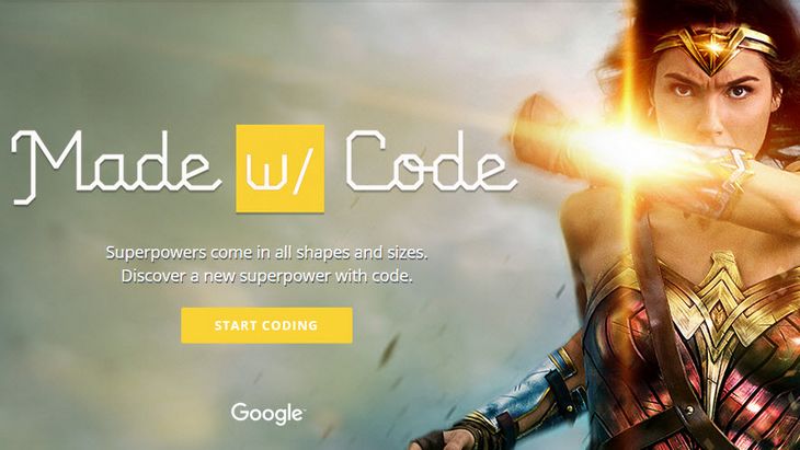 Apprends à coder avec Wonder Woman et Google !