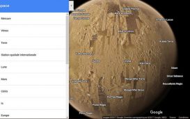google maps planètes