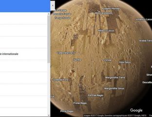 google maps planètes