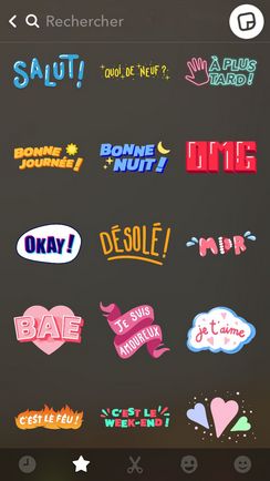 sticker francais snapchat exemple