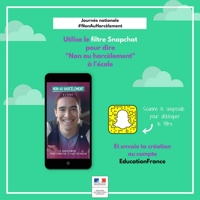 snapchat harcèlement