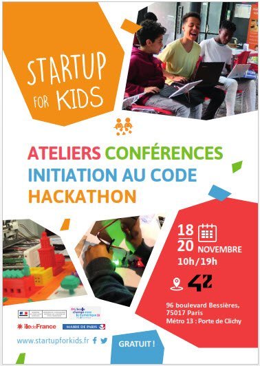 startup for kid 2017 affiche