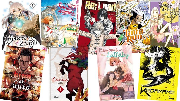 sorties mangas 2018