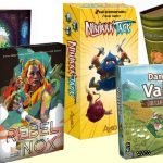 5 nouveaux jeux de société #6 : Rebel Nox, Ninjaaa’tack, Samsara, Dans ma Vallée…