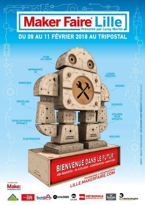 affiche maker faire lille 2018