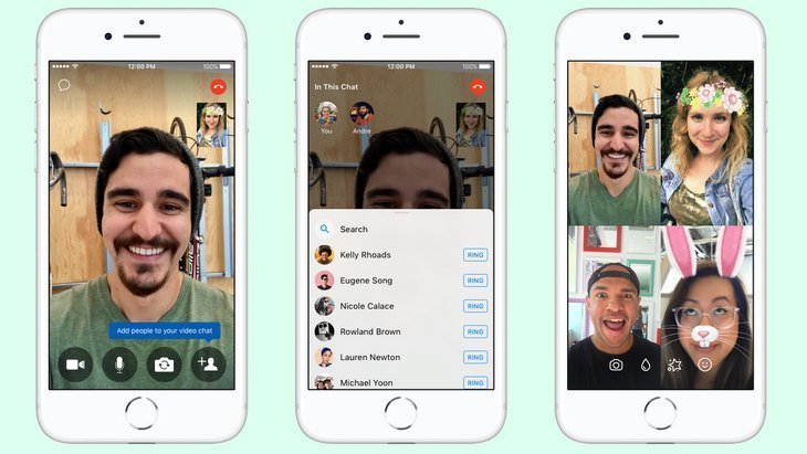 Messenger : les appels de groupe facilités