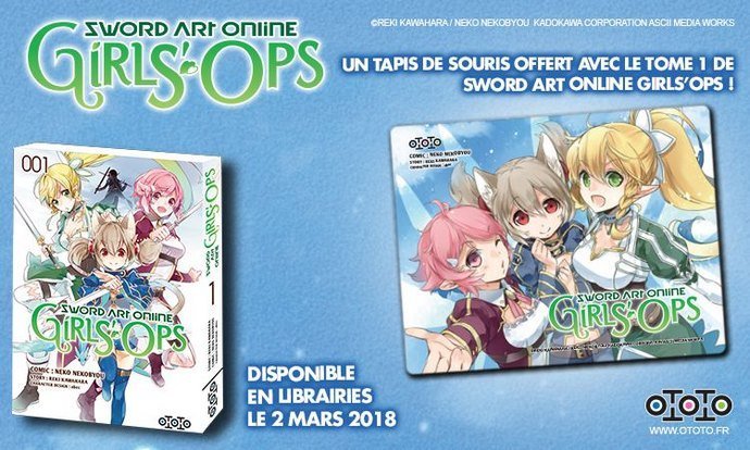 sao girlsops tapis de souris