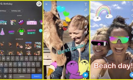 Snapchat ajoute les GIFs de Giphy dans son application