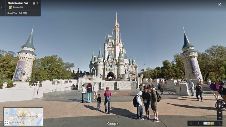 disney park google maps kingdom