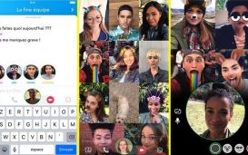 groupe video chat snapchat