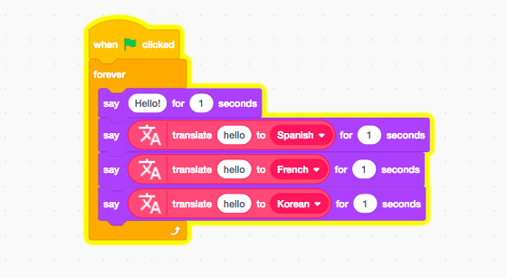 scratch 3.0 module de traduction