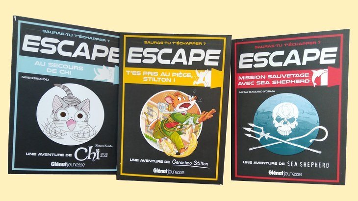 escape books glénat jeunesse