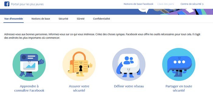 facebook portail jeunes vue