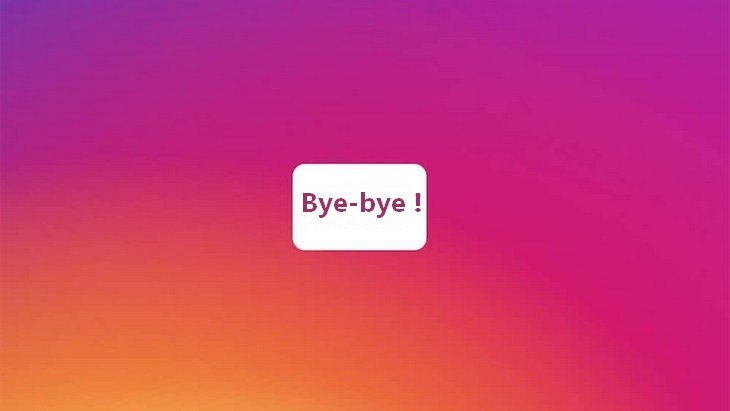 supprimer un compte instagram