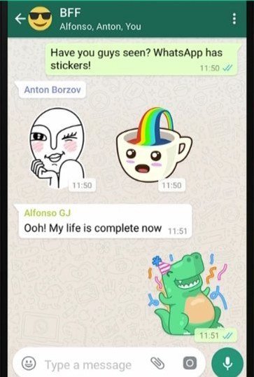 whatsapp stickers