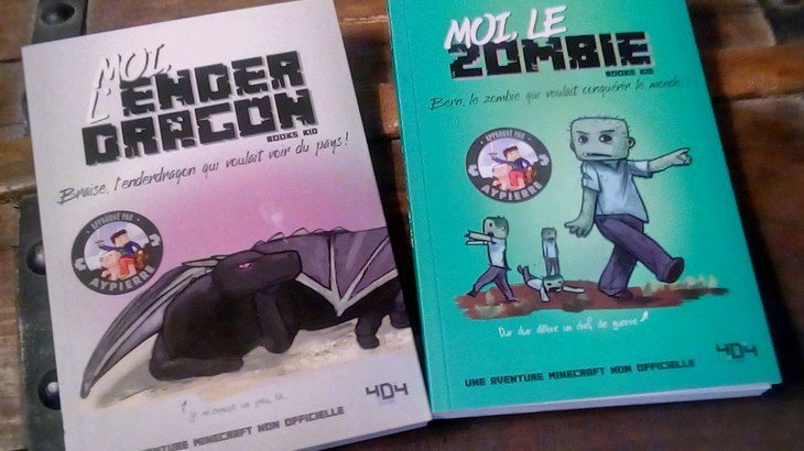 minecraft books 404 éditions