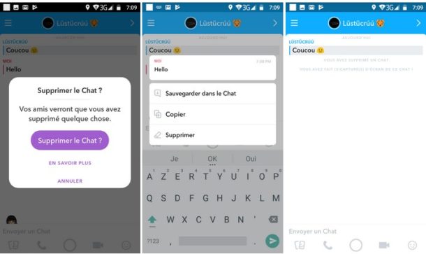 récupérer message snapchat supprimer gratuitement