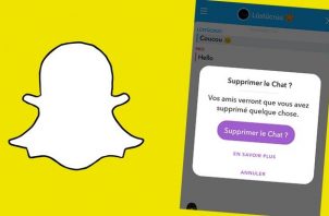 snapchat supprimer message