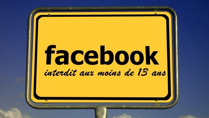 facebook moins 13 ans