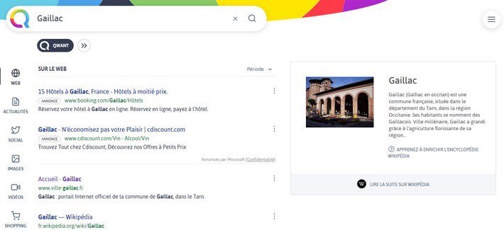 qwant new resultats