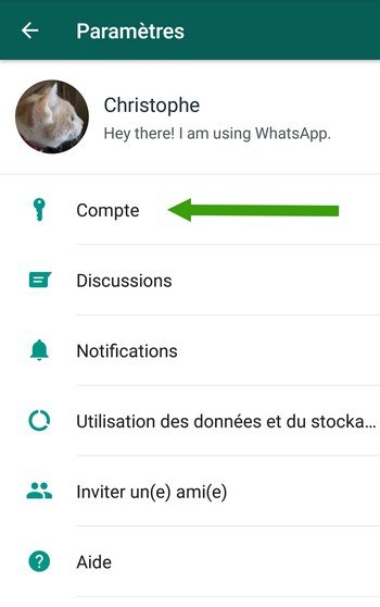 whatsapp compte