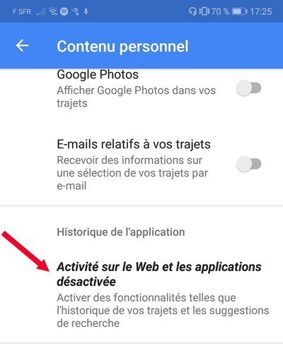 compte google activer web-application