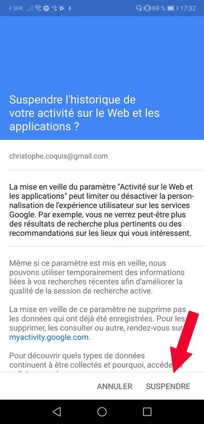 compte google activer web-application