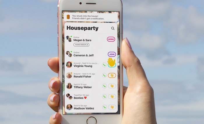houseparty sur Android et iOS