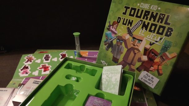 "Journal d’un noob – Le jeu !", le jeu de société Minecraft ! - Geek