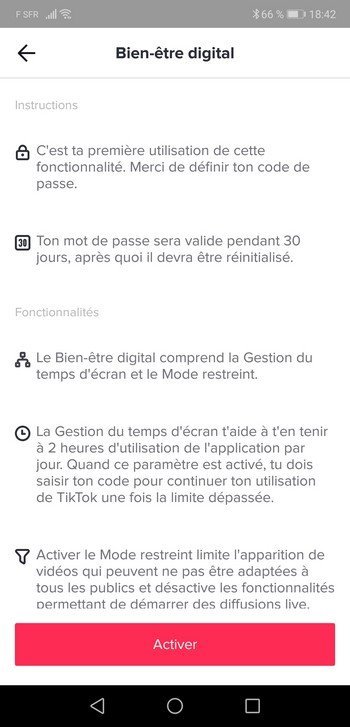 tiktok options bien-être