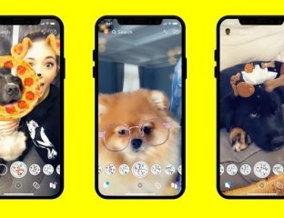 snapchat lenses chiens