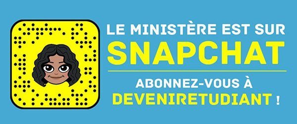 deveniretudiant snapchat