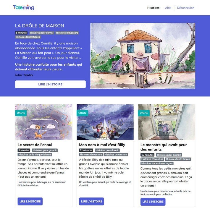 Taleming - lecture -homepage