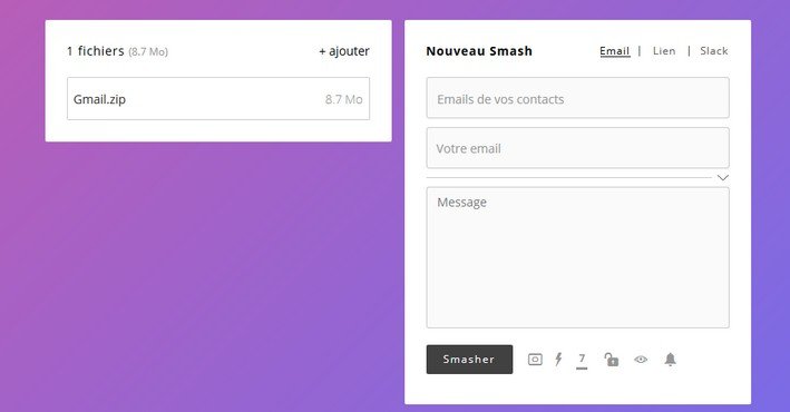 smash transfert de fichiers