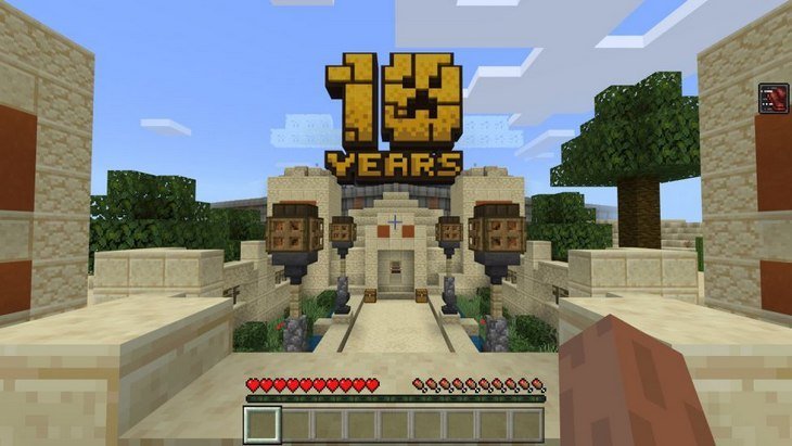 Minecraft anniversaire