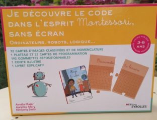 Je découvre le code dans l'espriat Montessori, sans écran