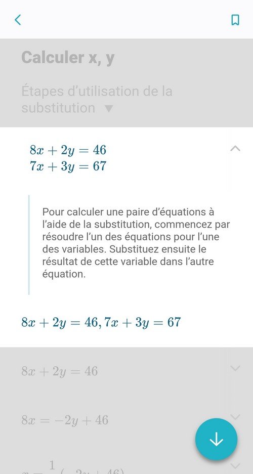 Microsoft Math Solver exemple