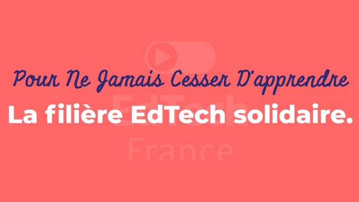 edtech filière solidaire