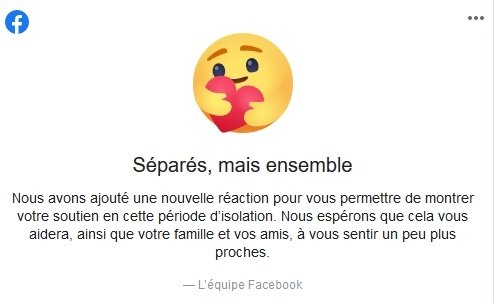 nouvelle réaction facebook