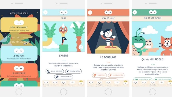 application lili confiance en soi yoga méditaton