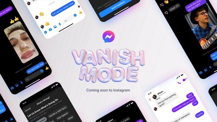 vanish mode instagram