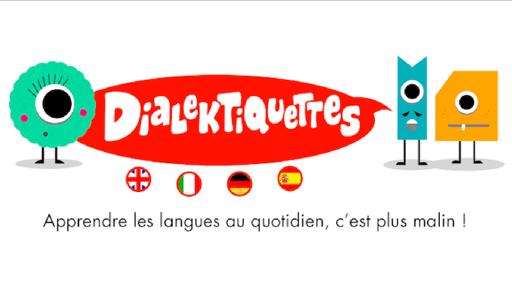 Dialektiquettes : apprends une langue en t’amusant avec des étiquettes !