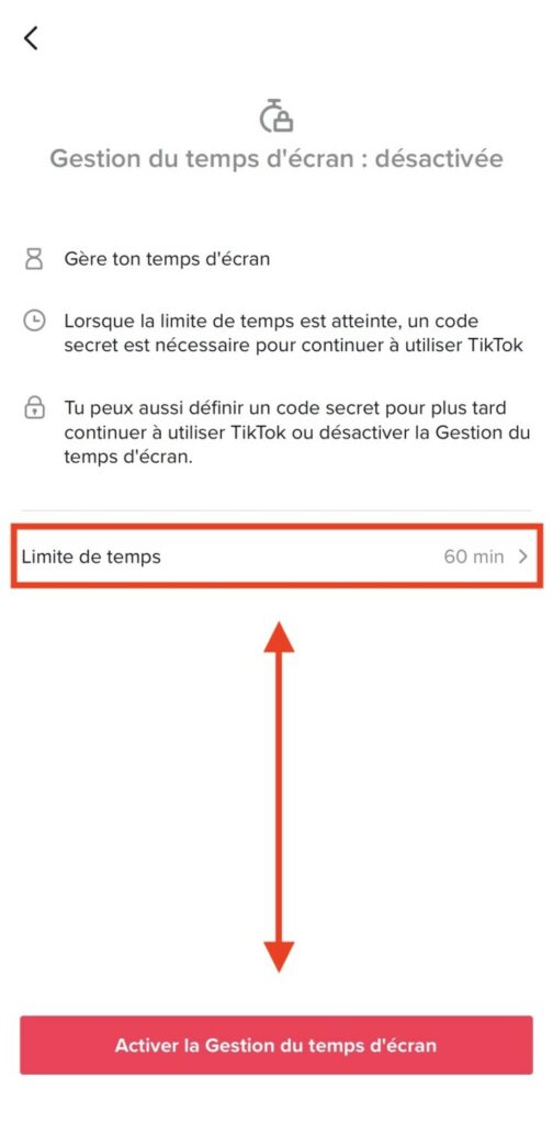 Bien être numérique Tiktok