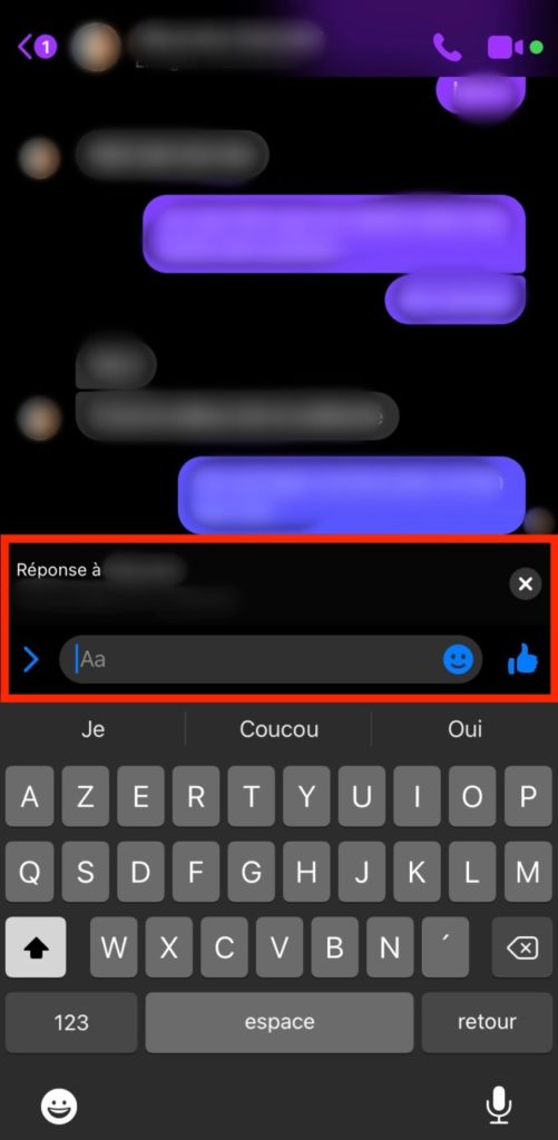 Citer sur Messenger